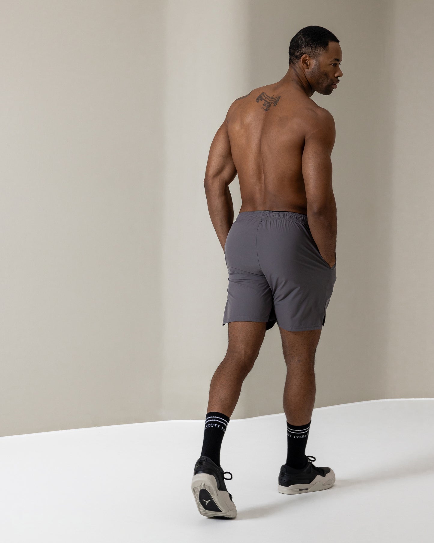 mens shorts grey - Victory Clothing DXB
