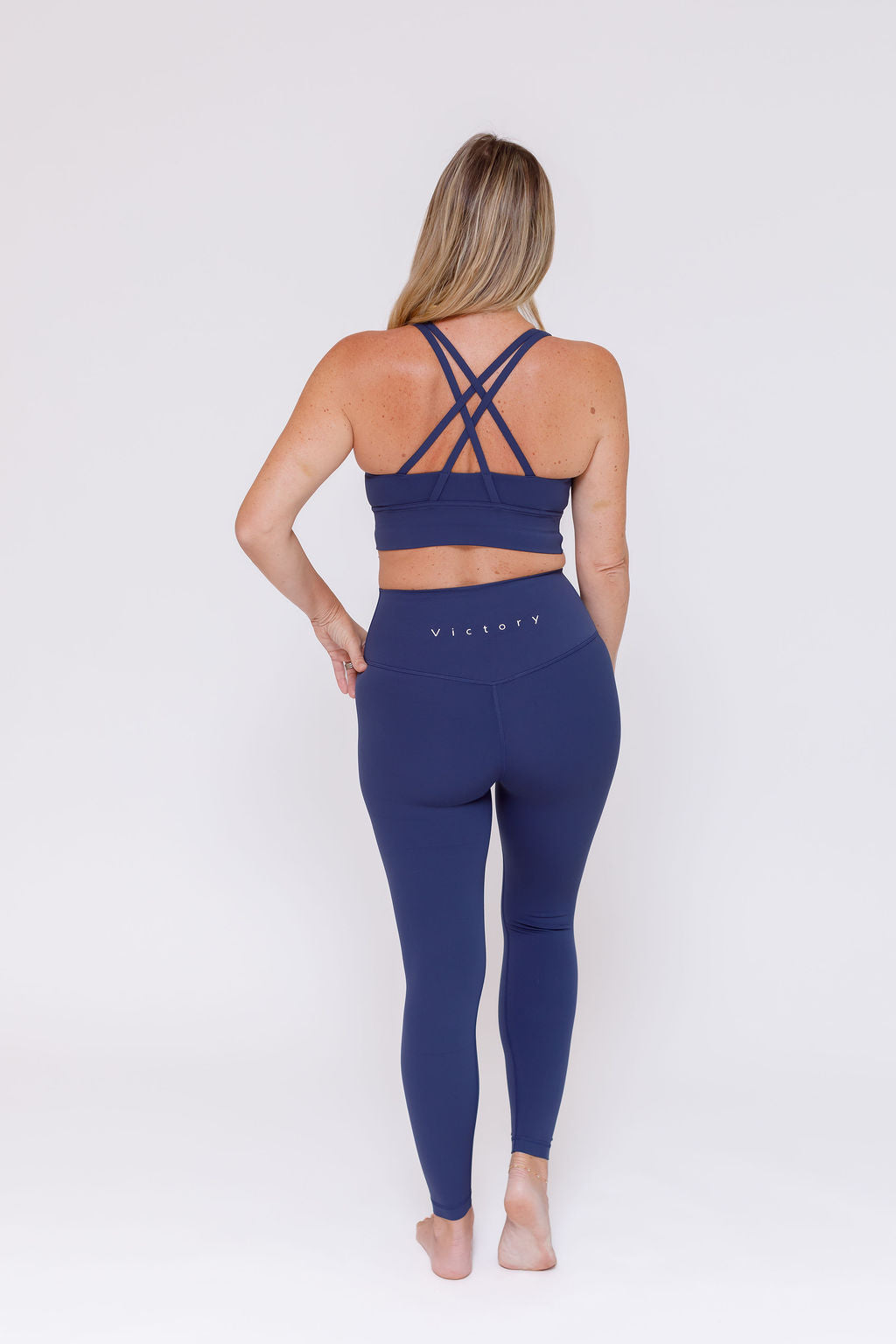 navy leggings - Victory Clothing 