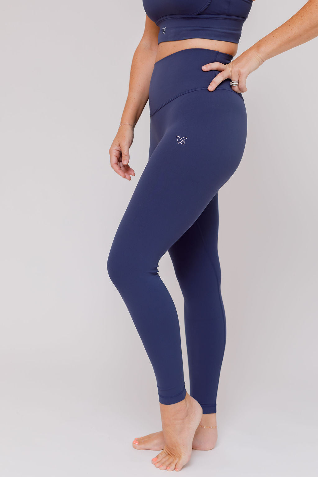 womens navy leggings​ - Victory Clothing 