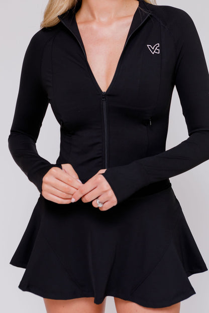 Womens SculptFit Tennis Set - Black