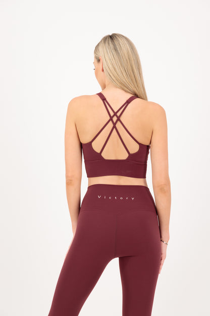 Red Sports bra - Victory Clothing