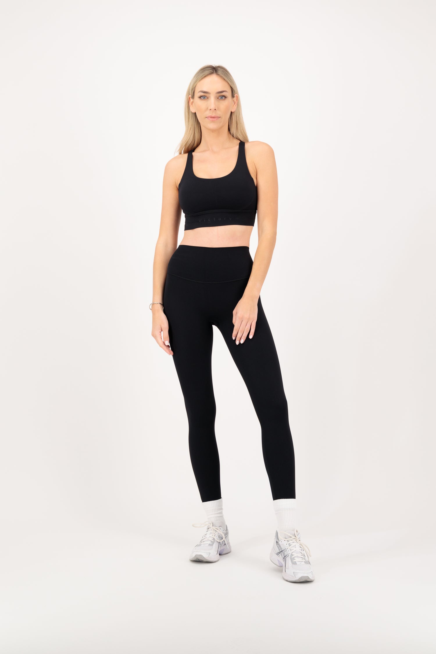 black pocket leggings​- Victory Clothing